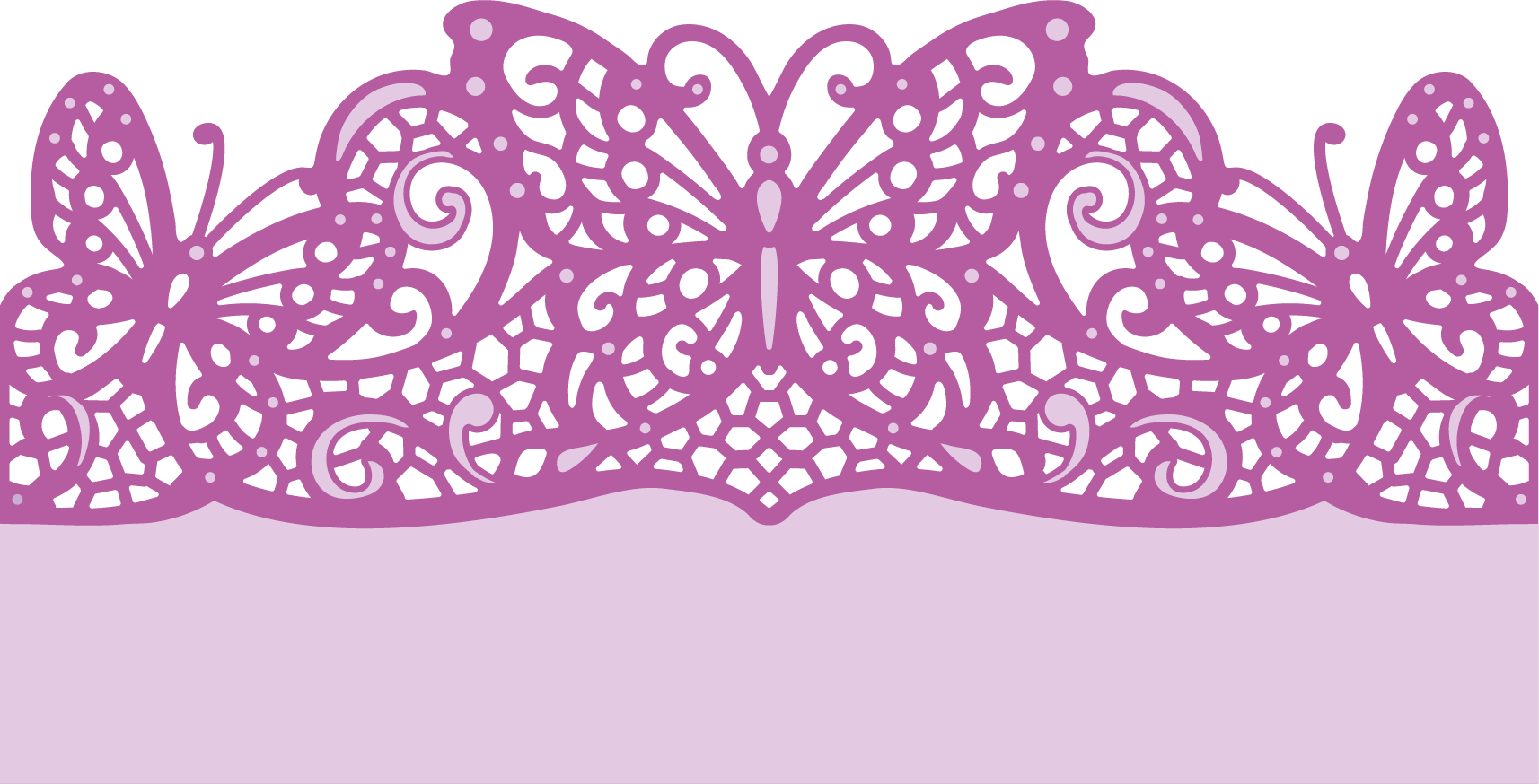Gemini Butterfly Lace Edgeables Die - Stanze - - Faltkarten.com