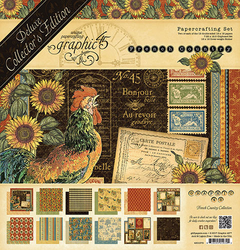 Graphic 45 Deluxe Collector's Edition Pack 12 x 12, Time To