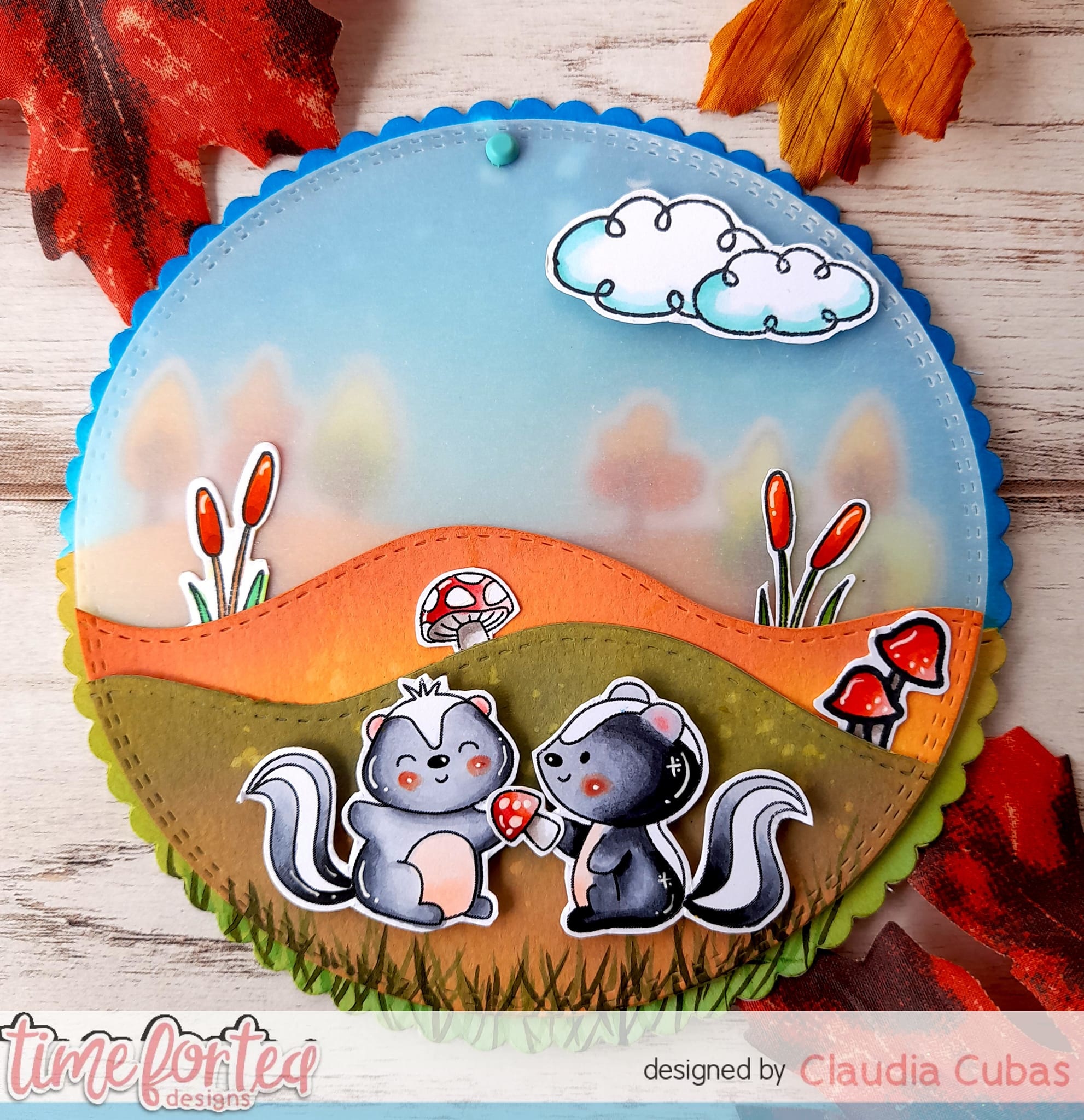 Time For Tea Dies Designs Stinkin' Cute , Stempel, Stamps, Clear Stamps ...