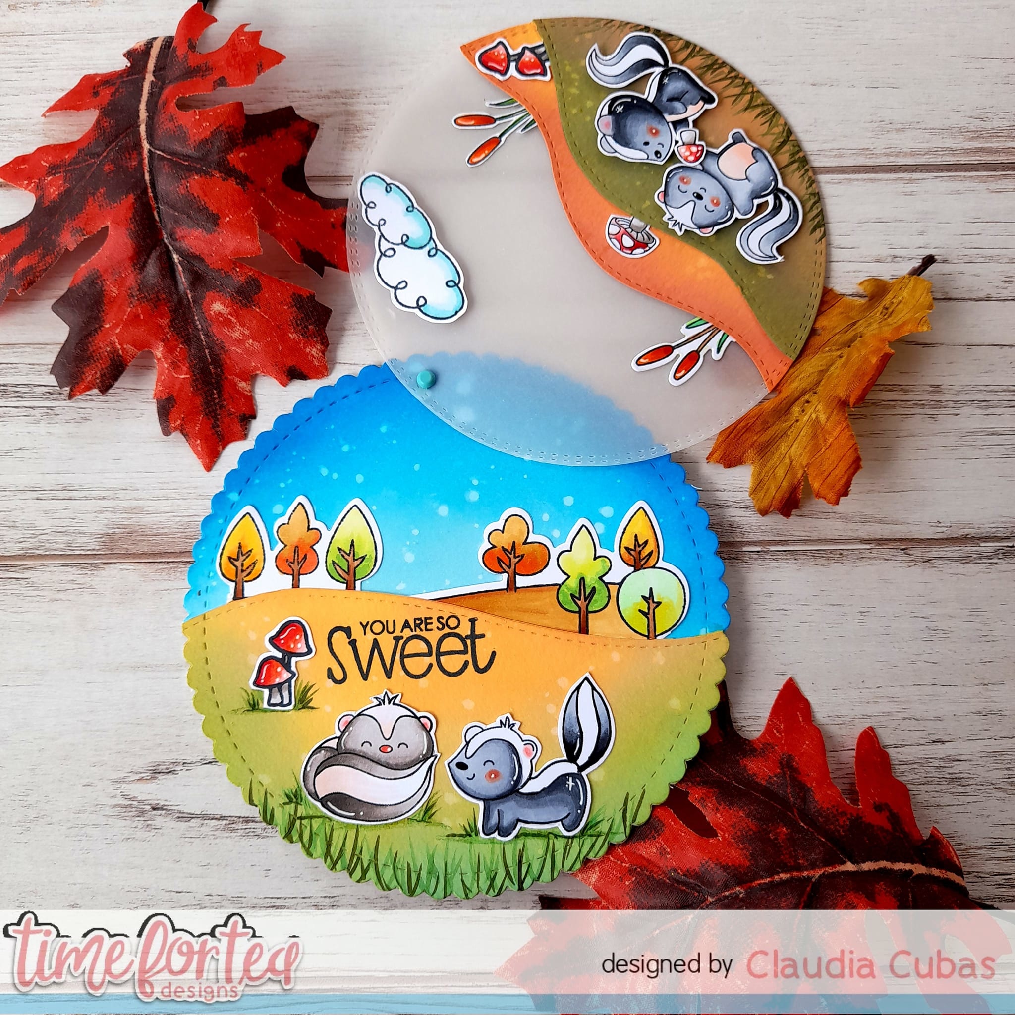 Time For Tea Dies Designs Stinkin' Cute , Stempel, Stamps, Clear Stamps ...