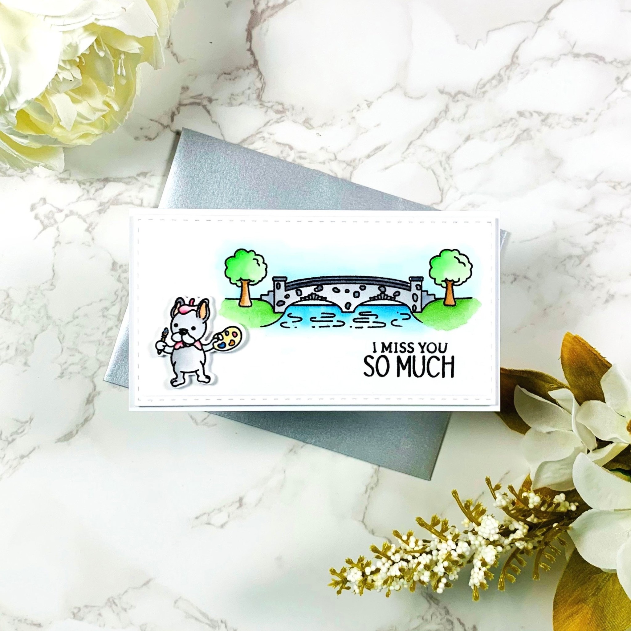 LDRS Creative Stempelset You Mean the World to Me 4x6 Inch Clearstamp ...