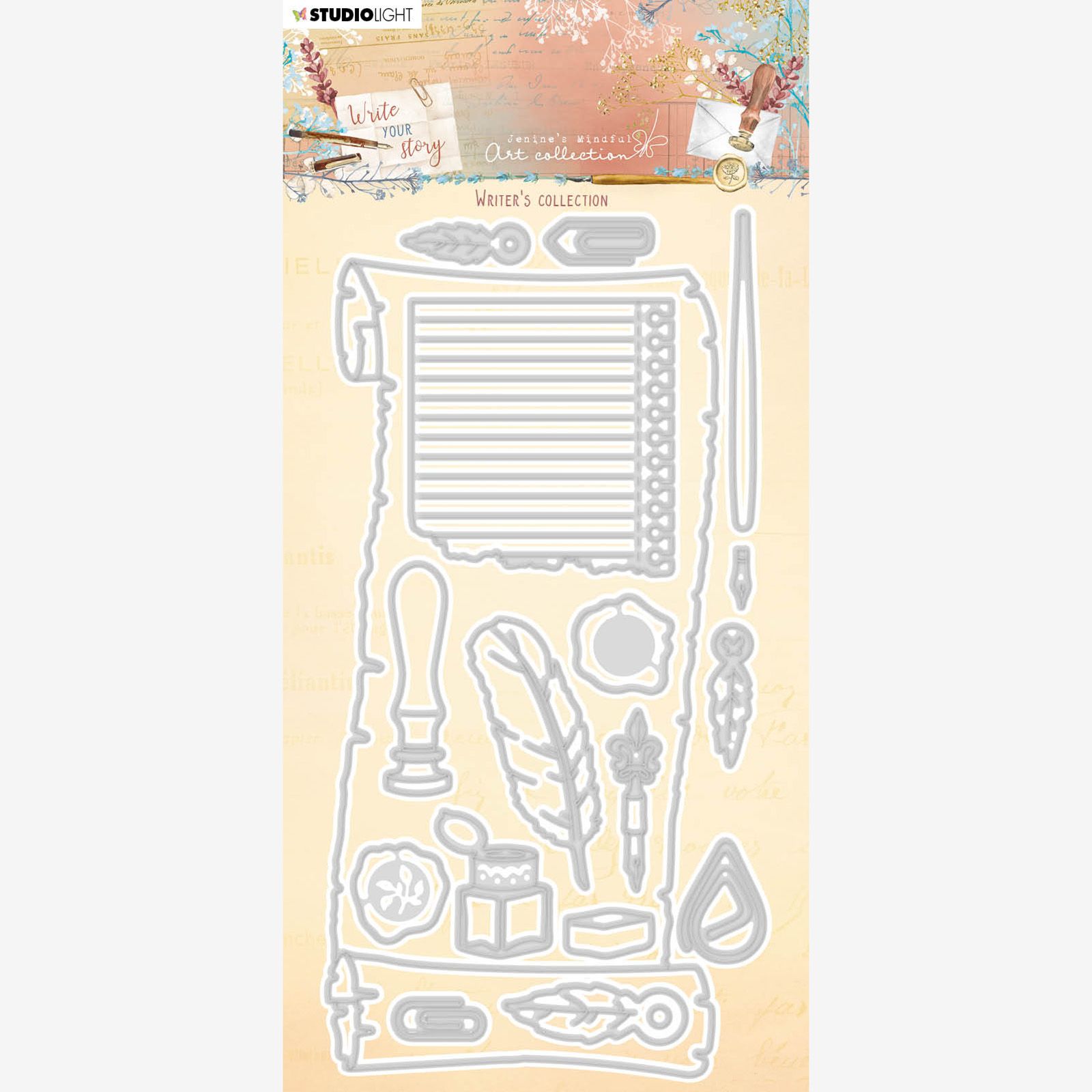 Studio Light Die Cut Stanze Writer's Collection