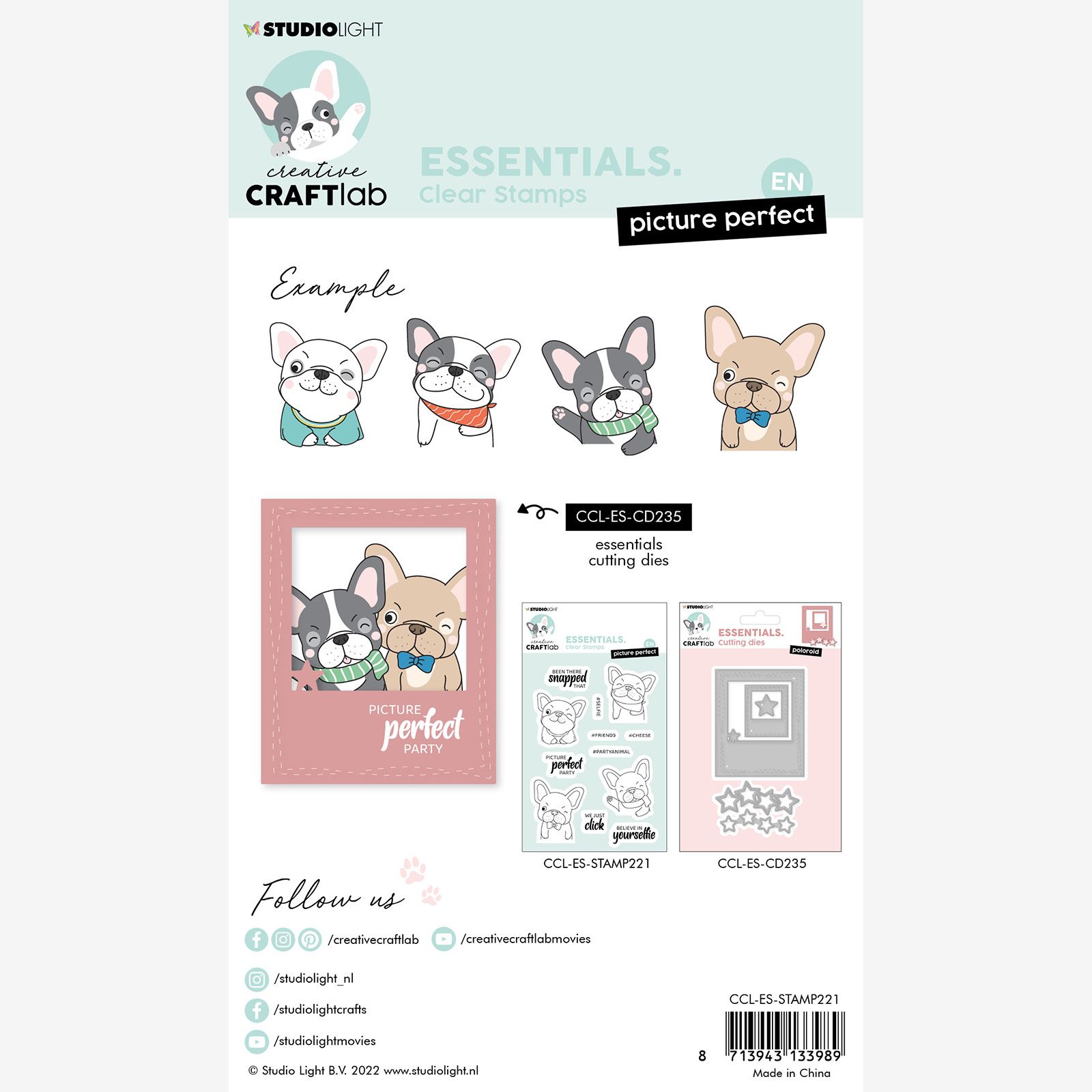 creative craft lab - Clear stamp- studio light - Faltkarten.com