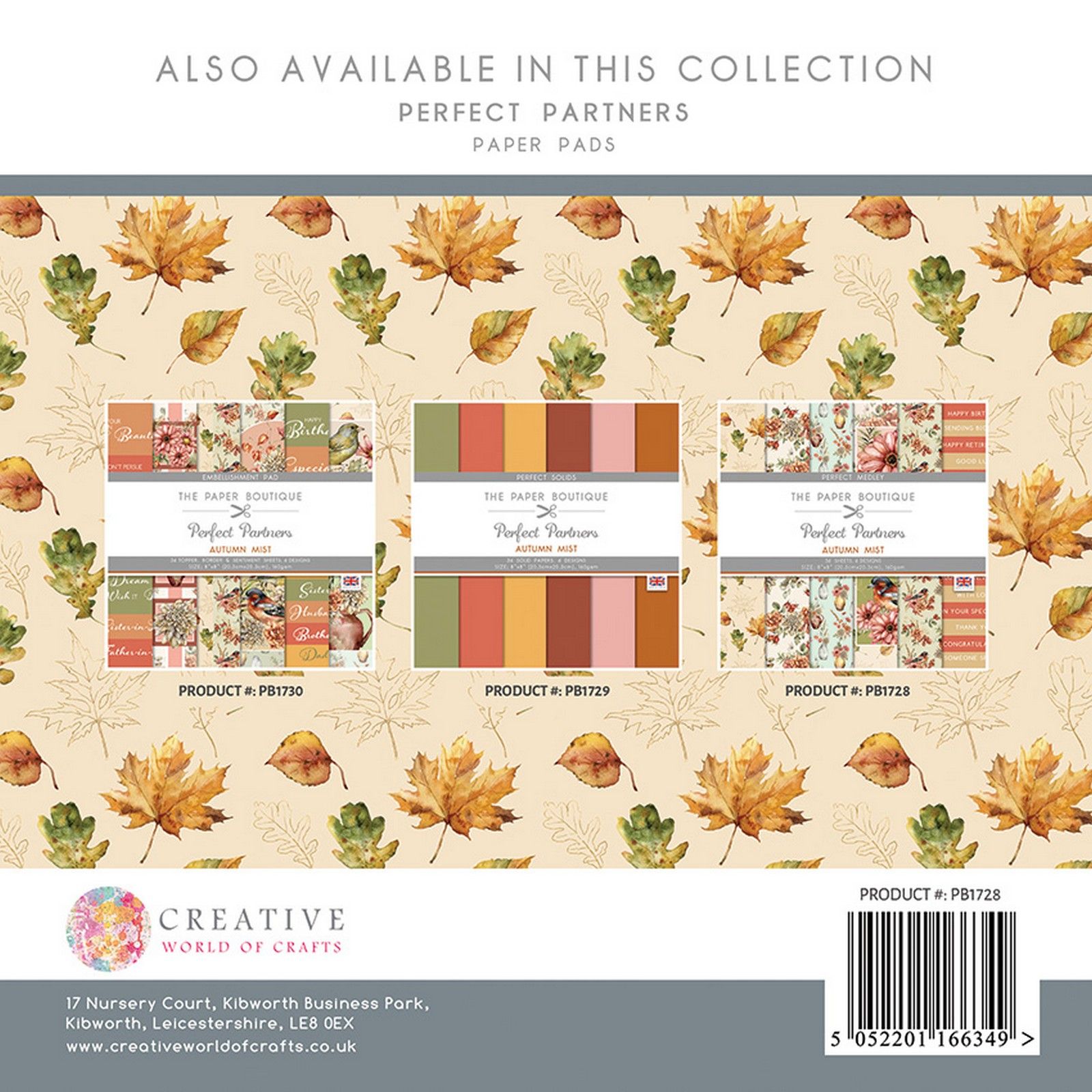 The Paper Boutique Perfect Partners autumn mist Designpapier ...