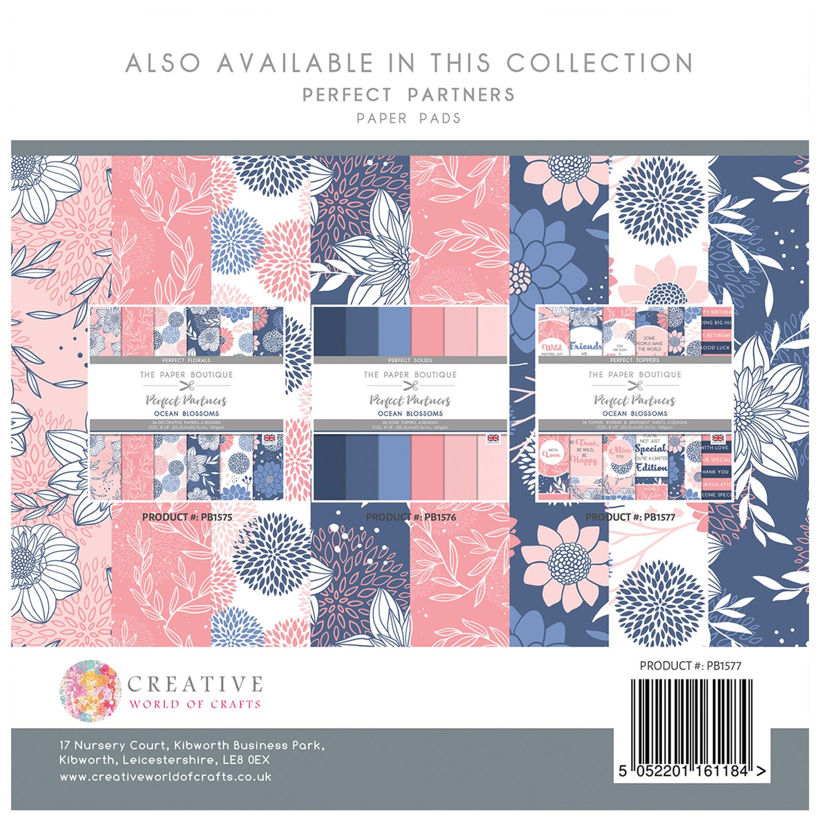 The Paper Boutique Perfect Partners Ocean blossoms Designpapier ...