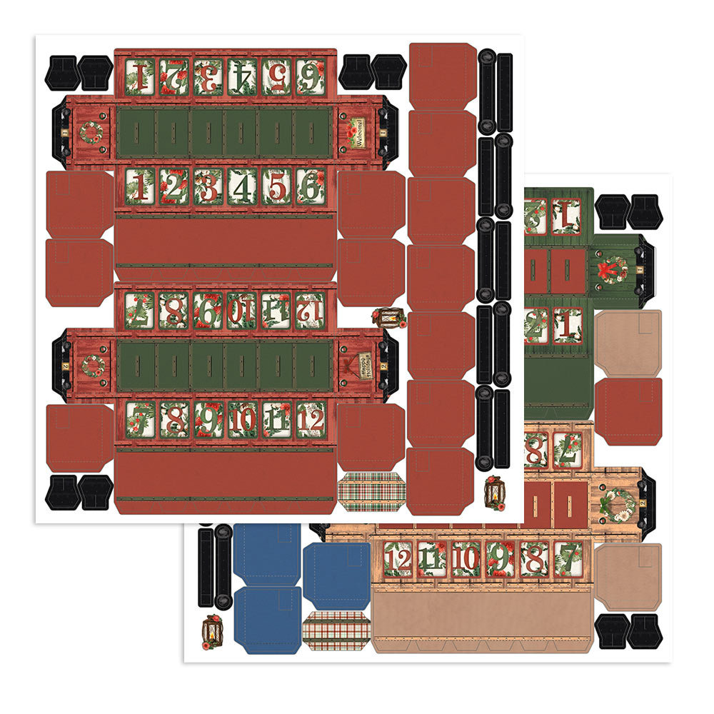 Stamperia International Collectables – Carta Scrapbooking 'Home For The Holidays' 15,2x30,5 Cm, 10 Fogli, Tema Natale Romantico