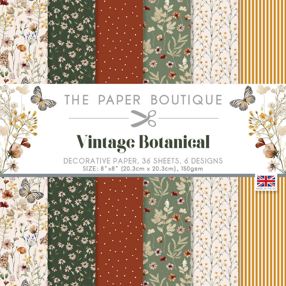 The Paper Boutique Decorative paper Vintage Botanical Designpapier