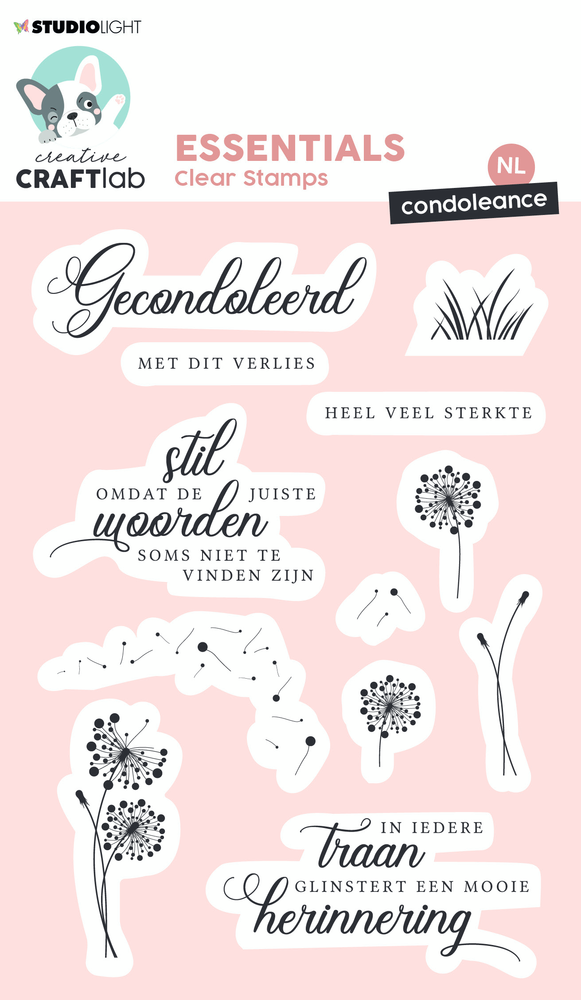 Creative Craft Lab Studio Light Stempelset "Condoleance" Clear Stamps ...