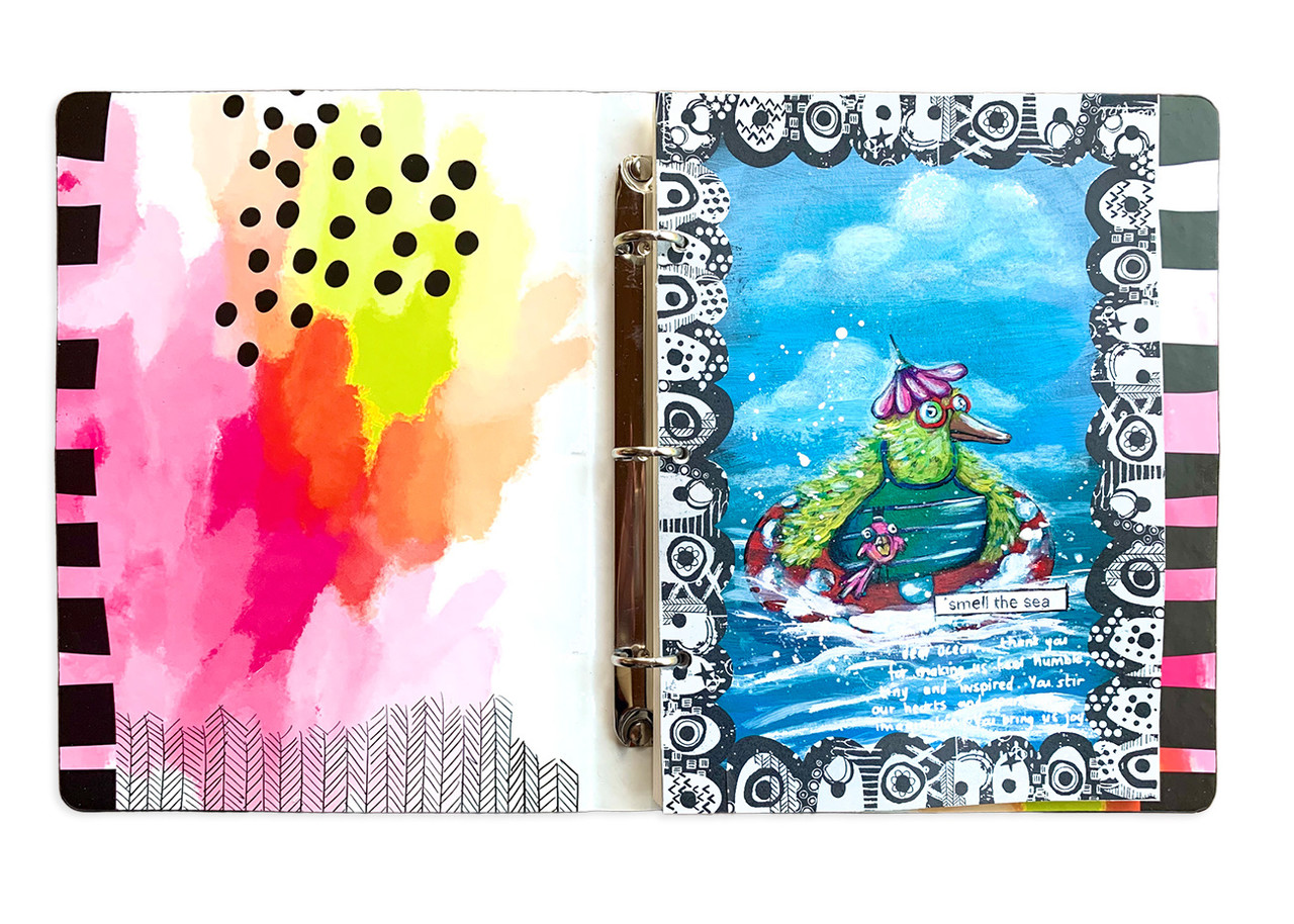 Art by marlene Washi Tape Scallop Black/White