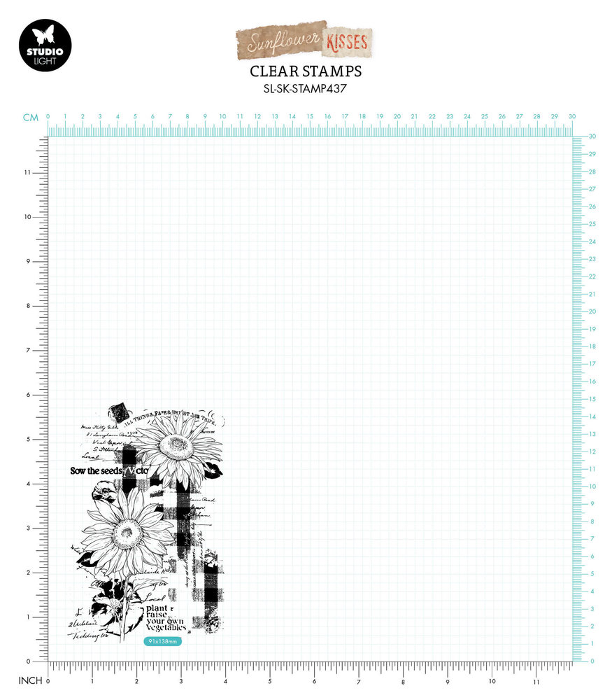 Studio Light Clear Stamps Sunflower Picnic Stempel - Faltkarten.com
