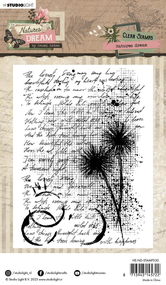 Studio Light Clear Stamps Nature's Dream Stempelset - Faltkarten.com
