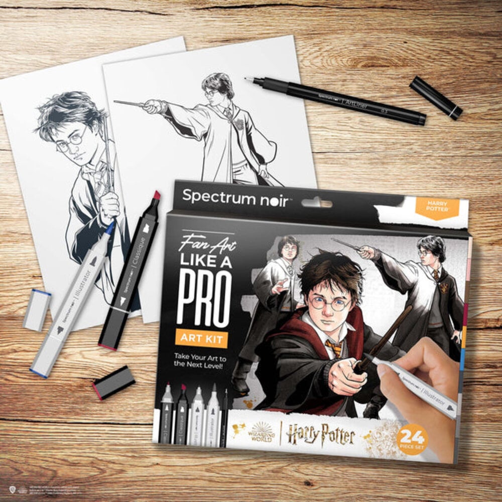 Spectrum Noir Alkohoholmarker Harry Potter Fan-Art Like a Pro Art Kit 