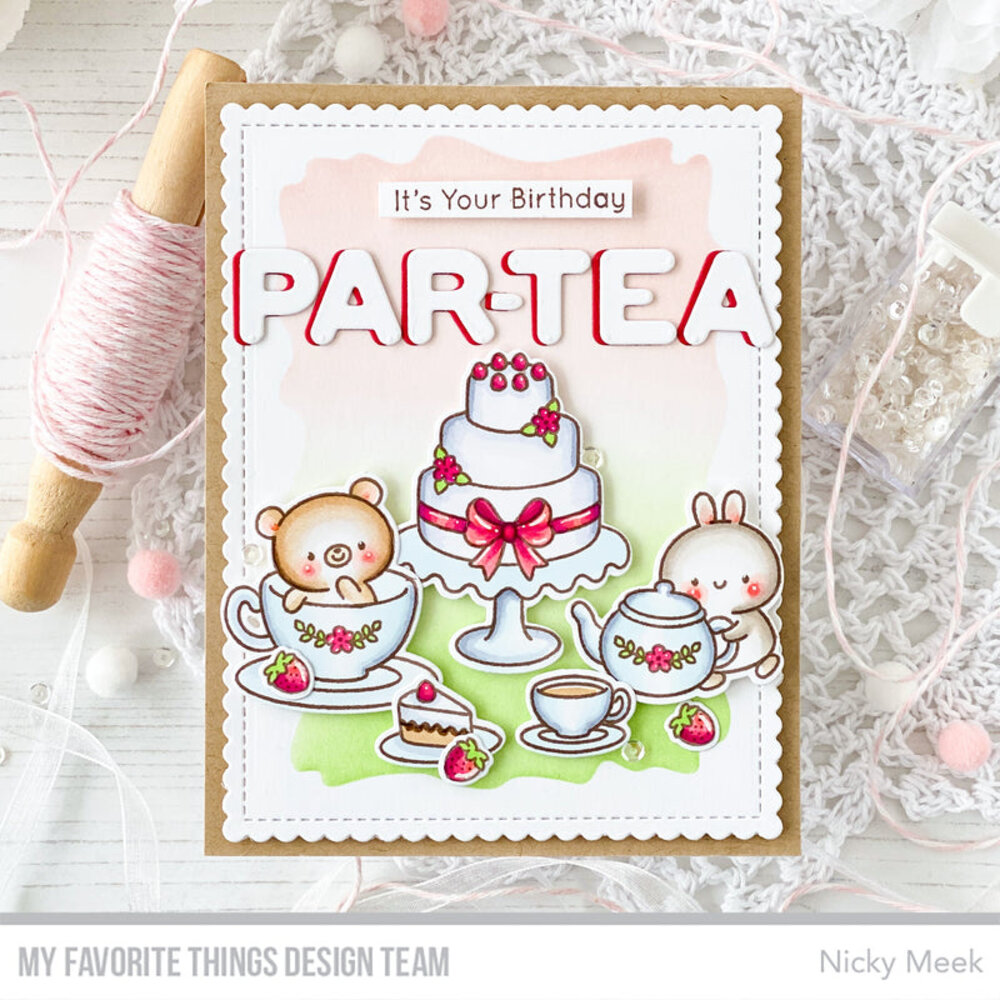 My Favorite Things Stempelset "Tea Party Pals" Clear Stamp (JB-032 ...
