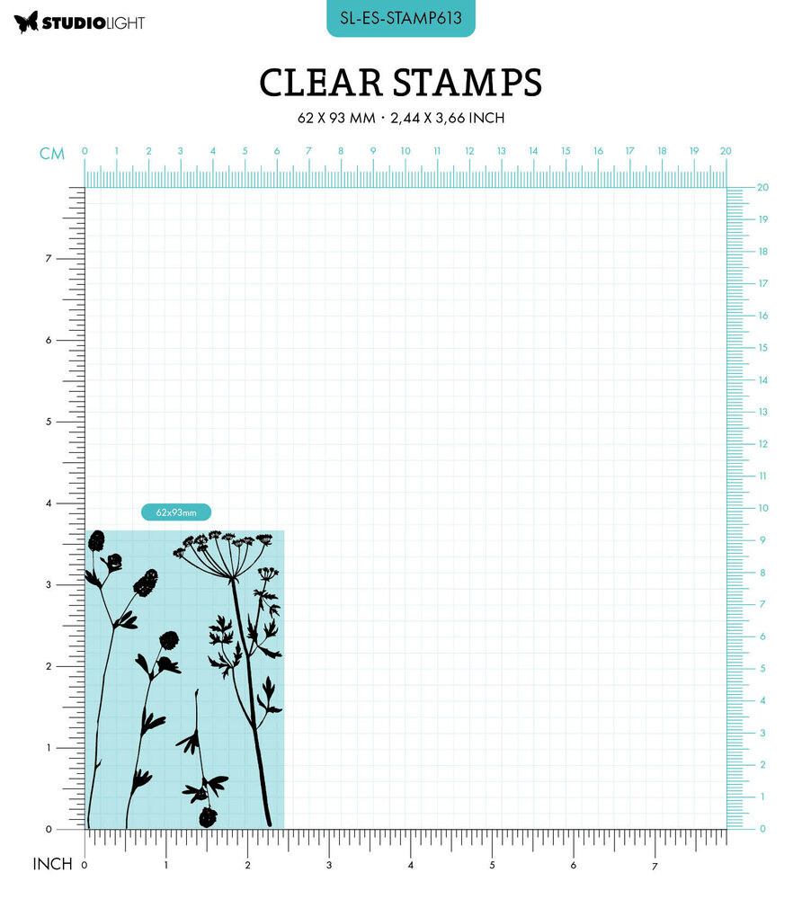 Studio Light Clear Stamps Weeds Stempelset - Faltkarten.com