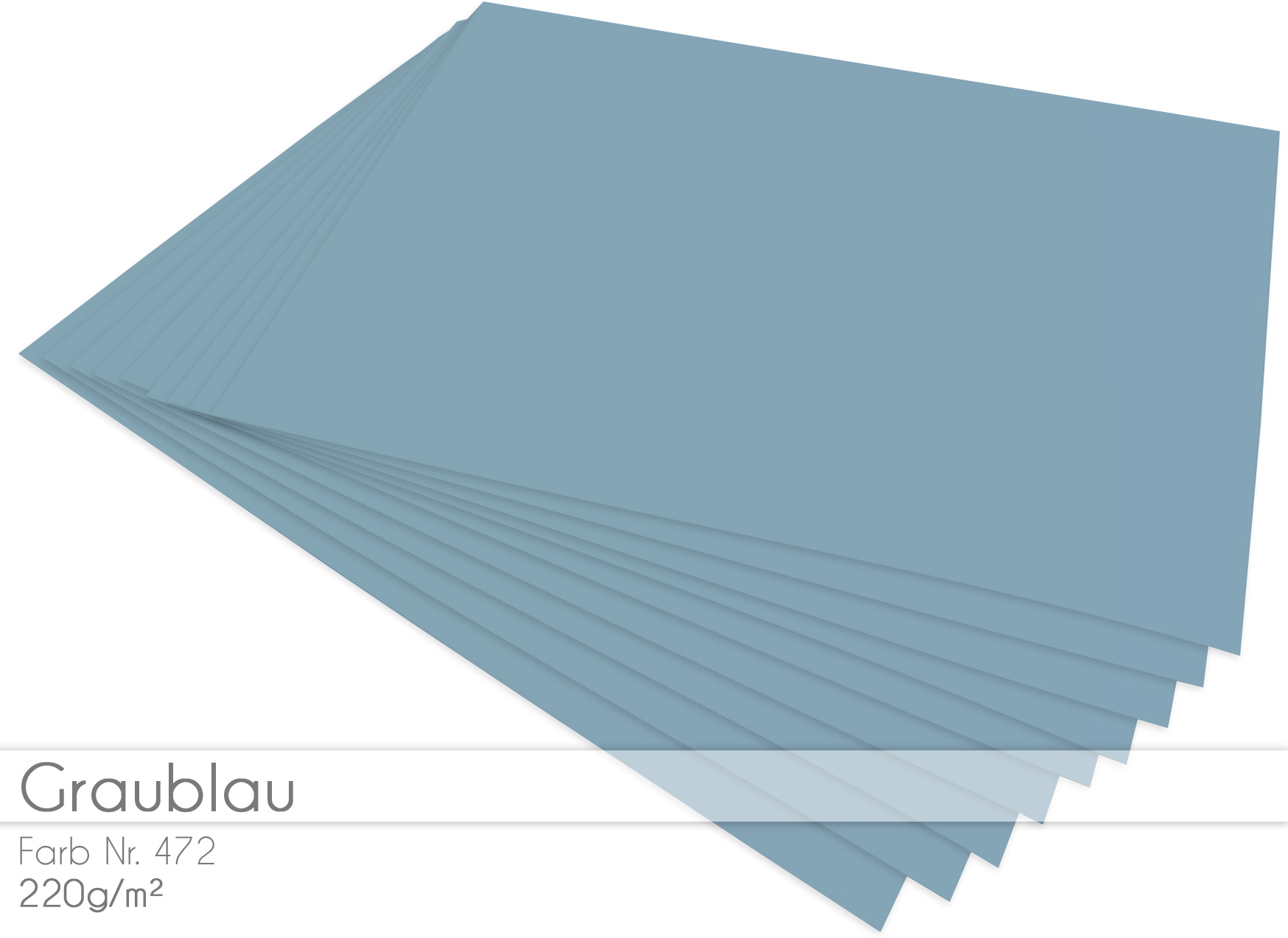 Graublau Premiumpapier