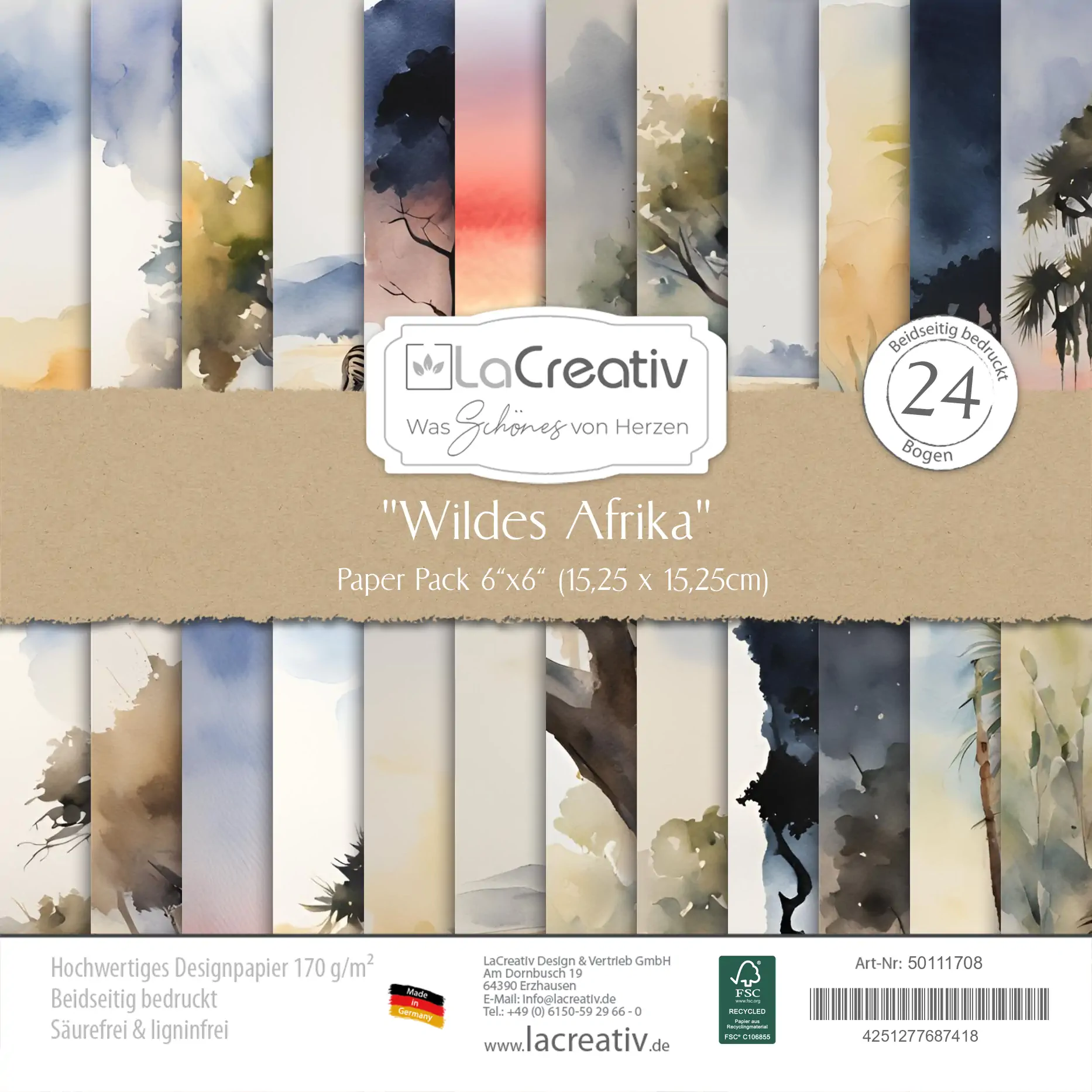 Graine Creative-Papier Transparent – 7 Blatt Kunststofffolien 260x200 Mm