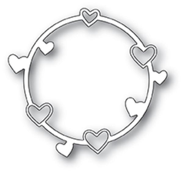 Poppystamp Die - Heart Circle