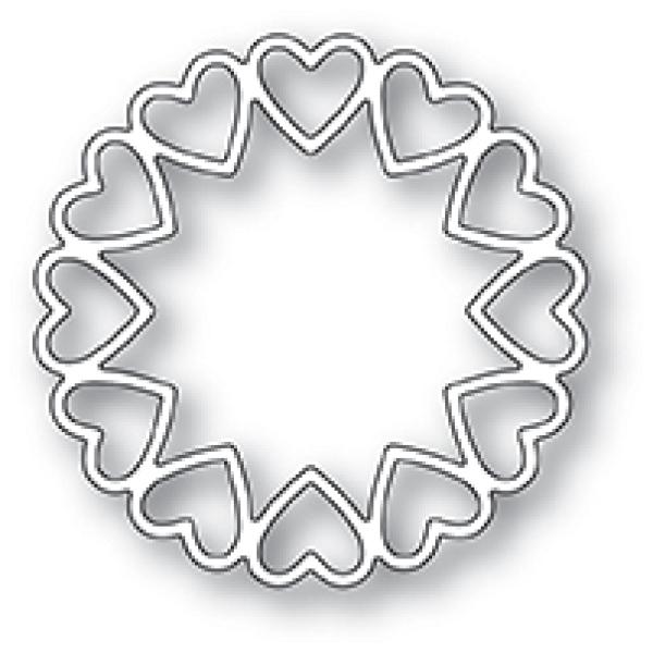 Poppystamp Die - Fancy Heart Ring