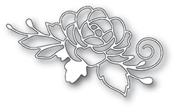 Poppystamp Die - Blooming Rose