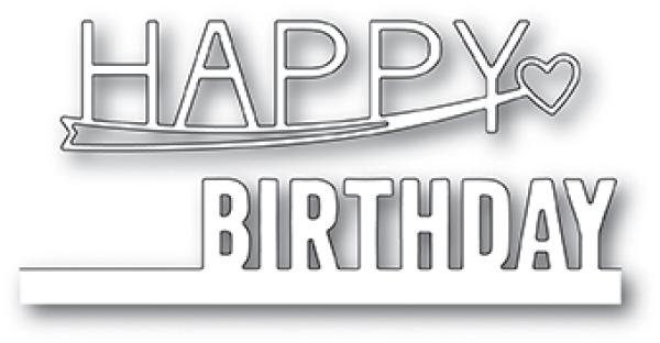 Poppystamp Die - Happy Birthday Combo
