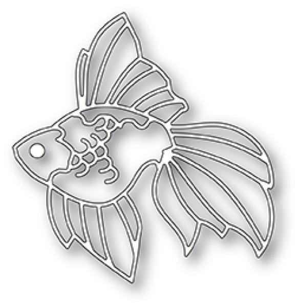 Poppystamp Die - Elegant Koi