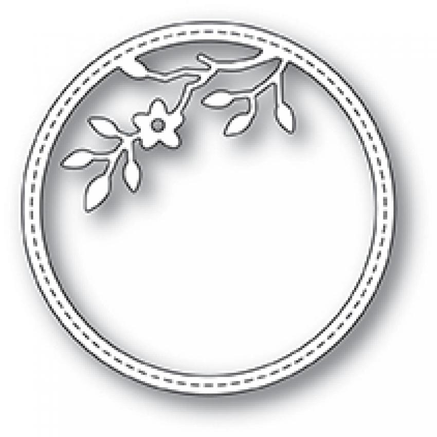 Memory Box Die - Tree Blossom Stitched Circle Frame