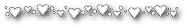 Memory Box Die - Dibble Heart Border