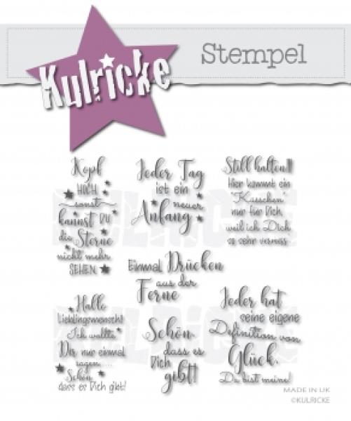 Kulricke Stempel "Freunde #4" Clear Stamp Motiv-Stempel