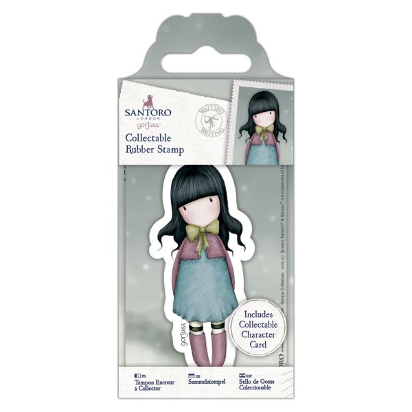 Gorjuss Santoro - Mini Gummistempel - Nr. 52 Warten