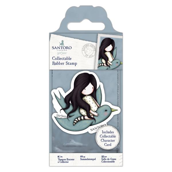 Gorjuss Santoro - Mini Gummistempel - Nr. 59 Über Alles Fliegen