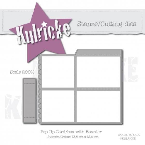 Kulricke Stanzschablone "Pop-up Box/Card Border"
