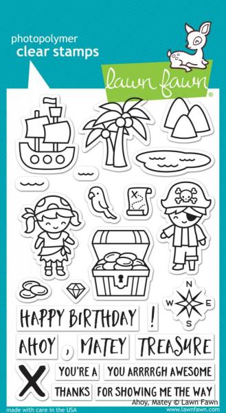 Lawn Fawn Stempelset "Ahoy, Matey" Clear Stamp