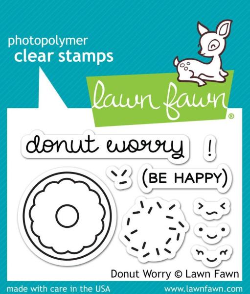 Lawn Fawn Stempelset "Donut Worry" Clear Stamp