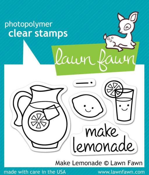 Lawn Fawn Stempelset "Make Lemonade" Clear Stamp