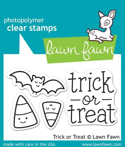 Lawn Fawn Stempelset "Trick or Treat" Clear Stamp