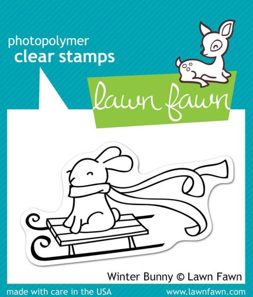 Lawn Fawn Stempelset "Winter Bunny" Clear Stamp