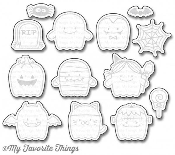 My Favorite Things Die-namics "Fab-BOO-lous Friends" | Stanzschablone | Stanze | Craft Die
