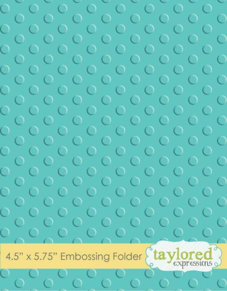 Taylored Expressions Embossing Folder "Lots Of Dots - Punkte"