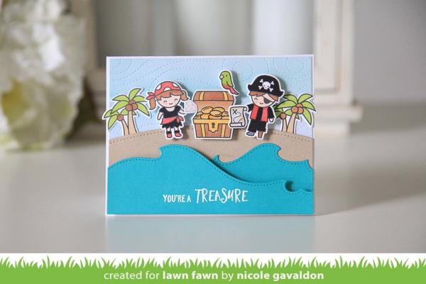 Lawn Fawn Stempelset "Ahoy, Matey" Clear Stamp