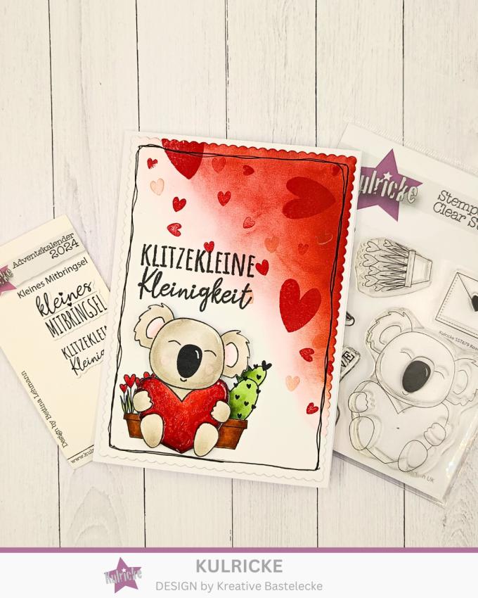 Kulricke Stempel "Koala Liebe" Clear Stamp