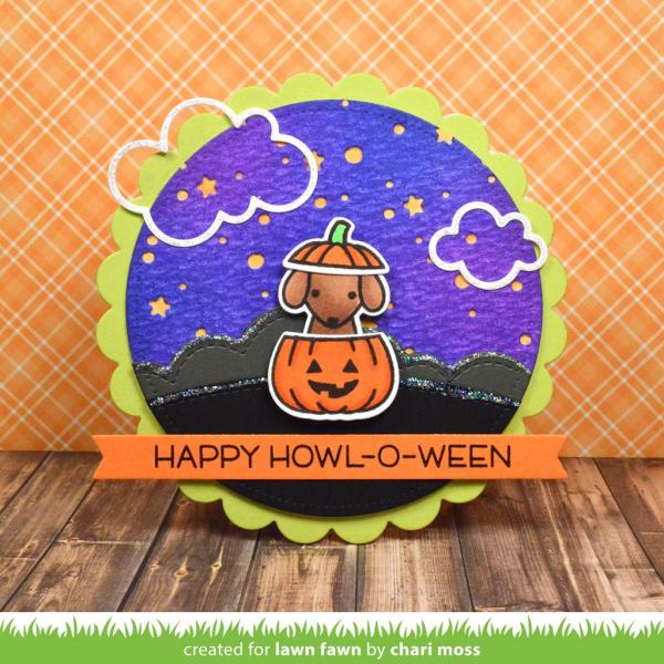Lawn Fawn Stempelset "Happy Howloween" Clear Stamp