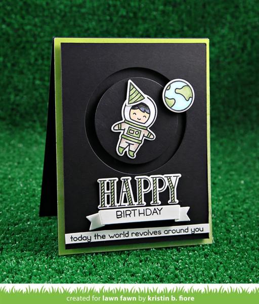 Lawn Fawn Stempelset "Happy Happy Happy" Clear Stamp