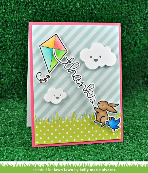 Lawn Fawn Stempelset "Big Scripty Words" Clear Stamp