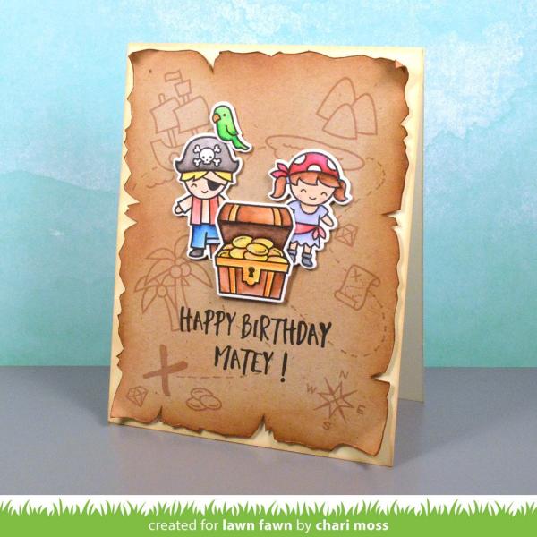 Lawn Fawn Stempelset "Ahoy, Matey" Clear Stamp