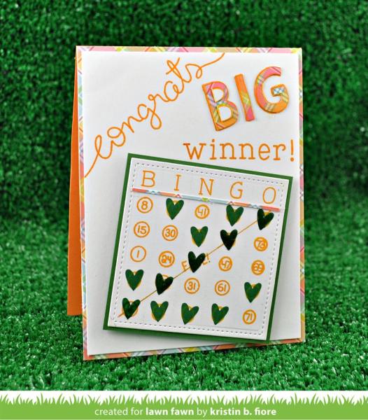 Lawn Fawn Stempelset "Big Scripty Words" Clear Stamp