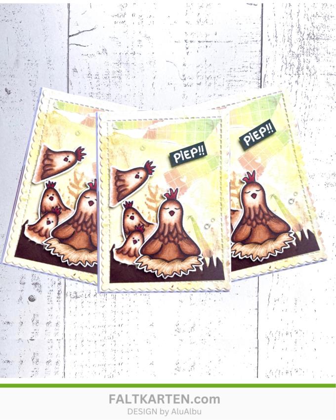 Kulricke Stempel "Hühnerglück" Clear Stamp