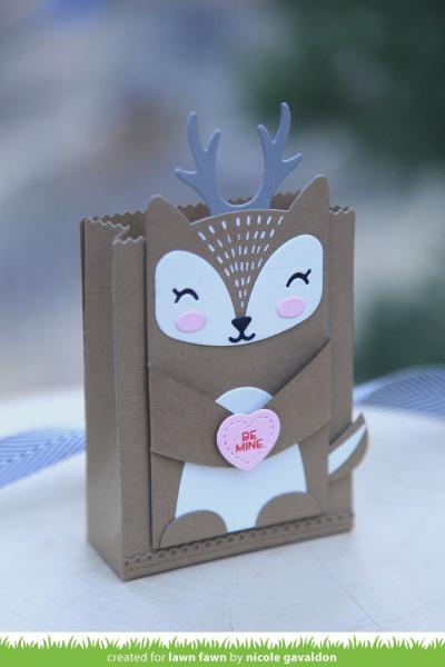 Lawn Fawn Craft Die - Woodland Critter Huggers