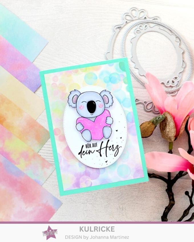 Kulricke Stempel "Koala Liebe" Clear Stamp