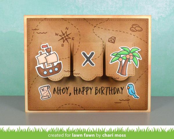 Lawn Fawn Stempelset "Ahoy, Matey" Clear Stamp