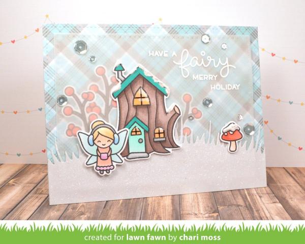 Lawn Fawn Stempelset "Frosty Fairy Friends" Clear Stamp